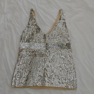 J.Crew sequin sweater tank